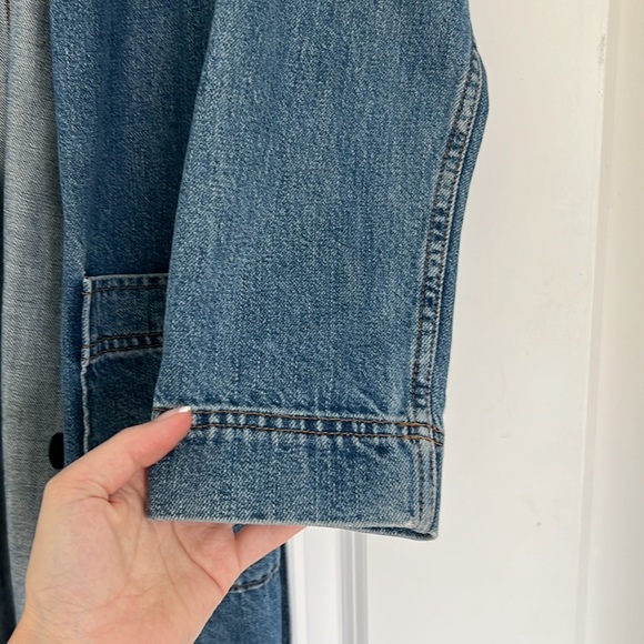 MADEWELL / Denim Duster Coat - XXS - Picture 5 of 9